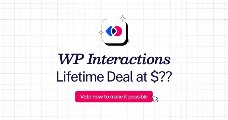 WP Interactions lifetime deal