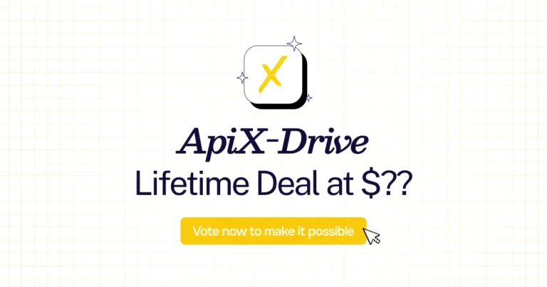 ApiX-Drive lifetime deal