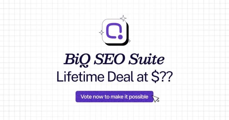 BiQ SEO Suite lifetime deal