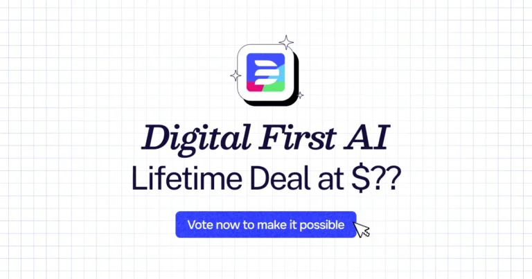Digital First AI lifetime deal
