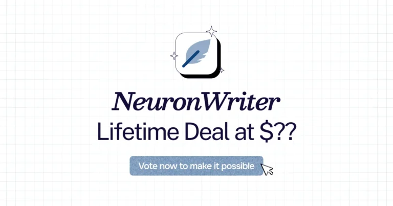 NeuronWriter lifetime deal