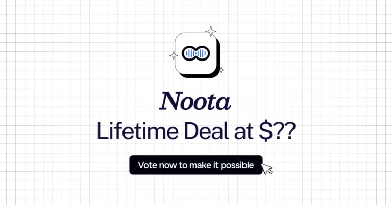 Noota lifetime deal