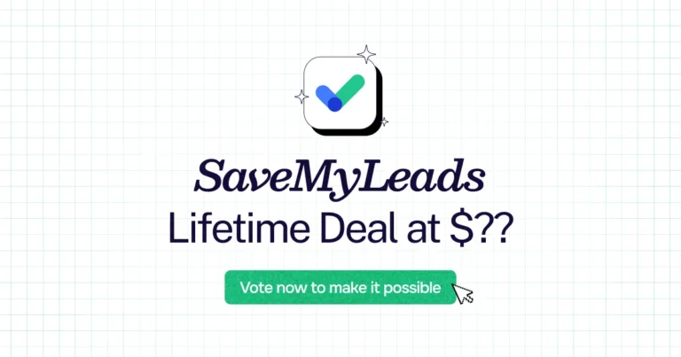 SaveMyLeads lifetime deal