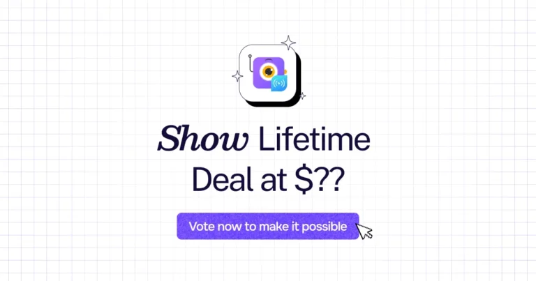 Show lifetime deal