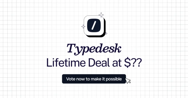 Typedesk lifetime deal