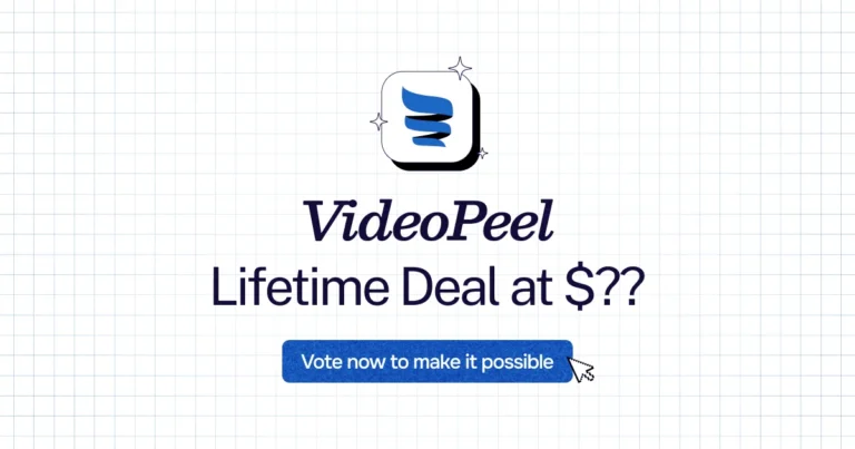 VideoPeel lifetime deal