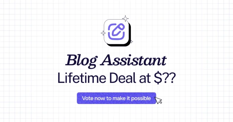 Blog Assistant lifetime deal
