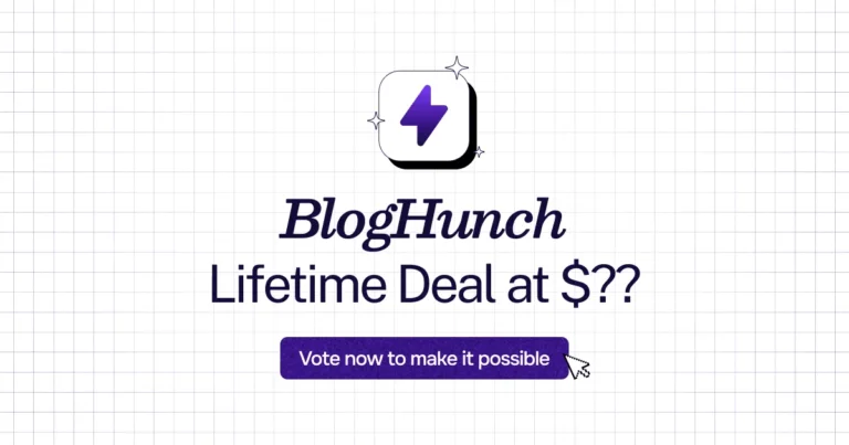 BlogHunch lifetime deal