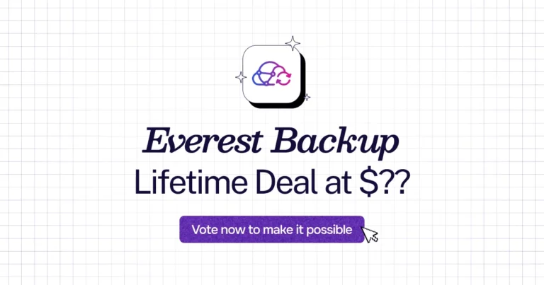 Everest Backup lifetime deal