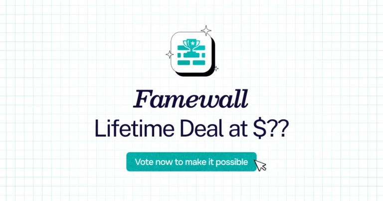 Famewall lifetime deal