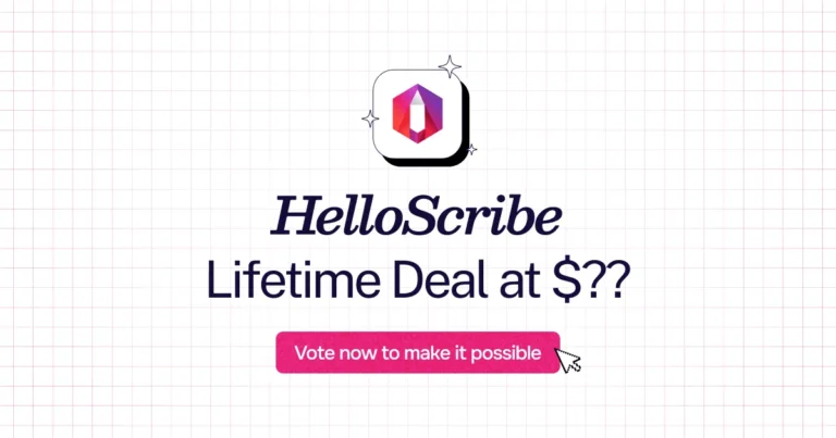 HelloScribe lifetime deal