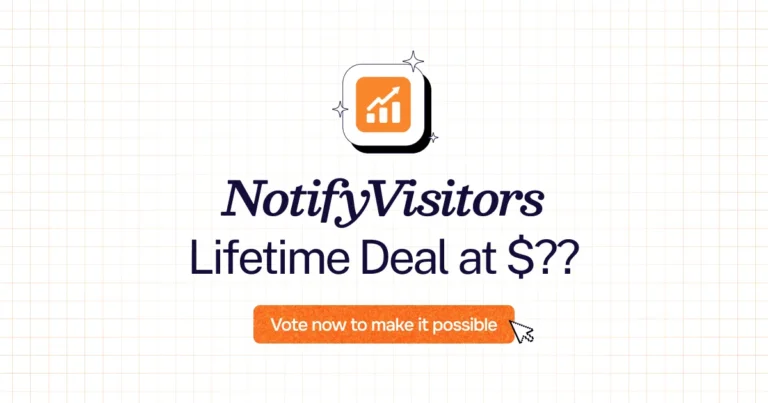 NotifyVisitors lifetime deal