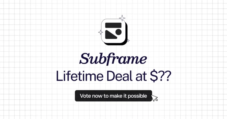 Subframe lifetime deal