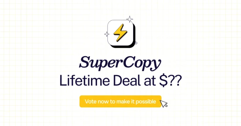 SuperCopy lifetime deal