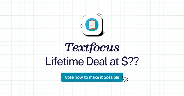 Textfocus lifetime deal