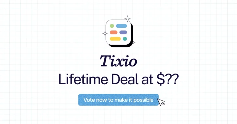 Tixio lifetime deal