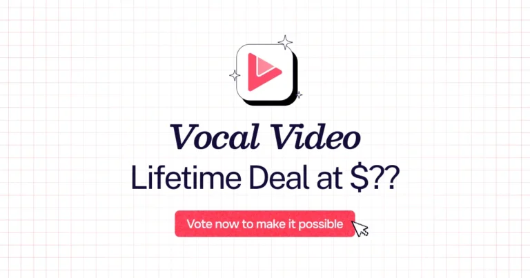 Vocal Video lifetime deal