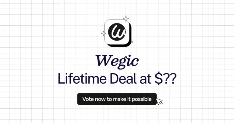 Wegic lifetime deal