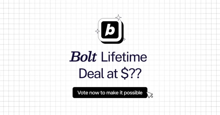 Bolt lifetime deal