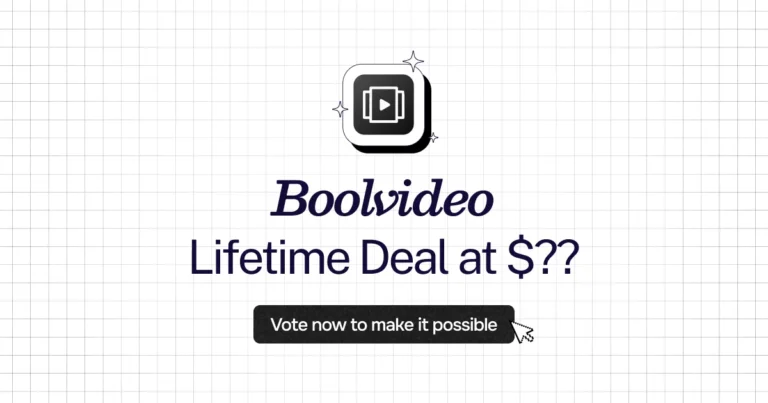 Boolvideo lifetime deal
