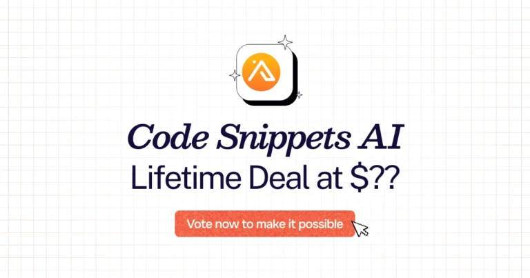 Code Snippets AI lifetime deal