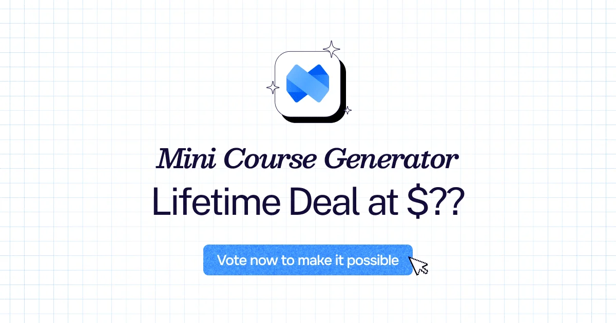 Mini Course Generator Lifetime Deal: End Recurring Payments