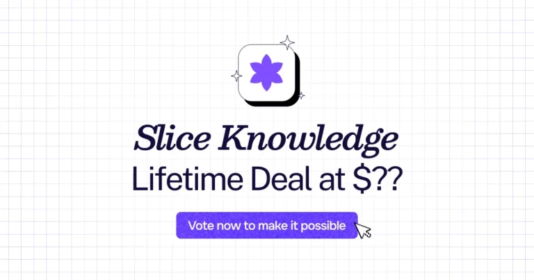 Slice Knowledge lifetime deal