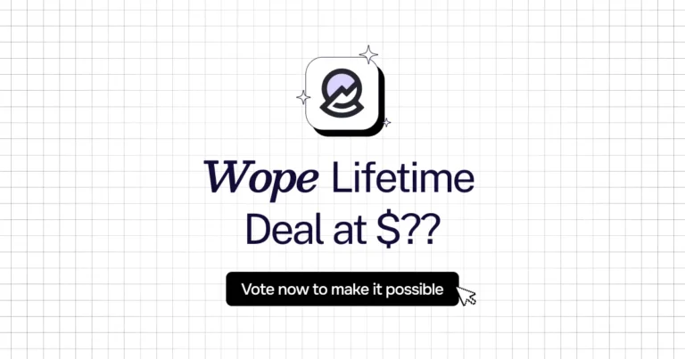Wope lifetime deal