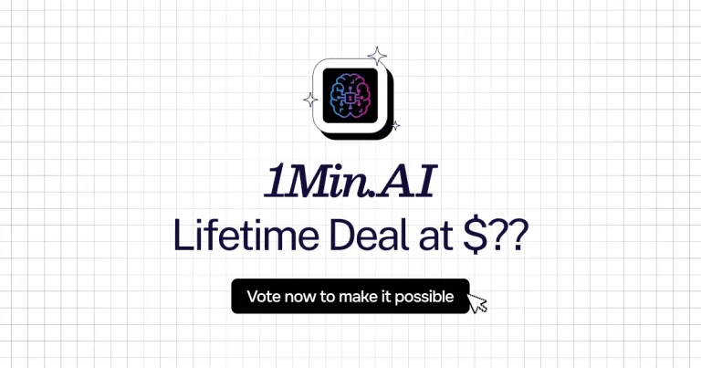 1Min.AI lifetime deal