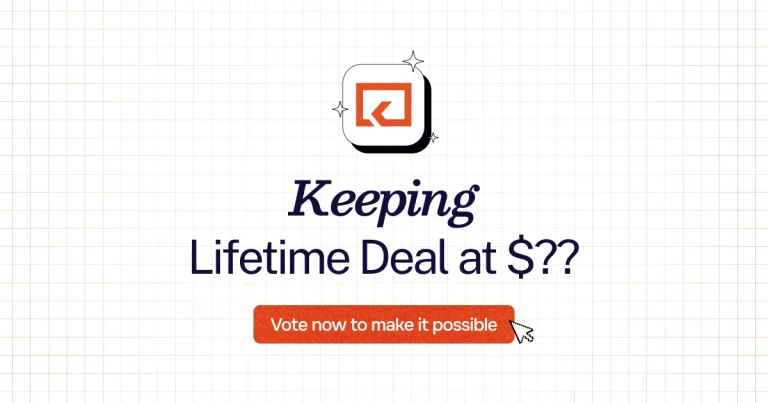 Keeping lifetime deal