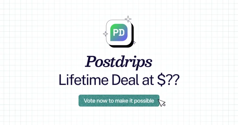 Postdrips lifetime deal