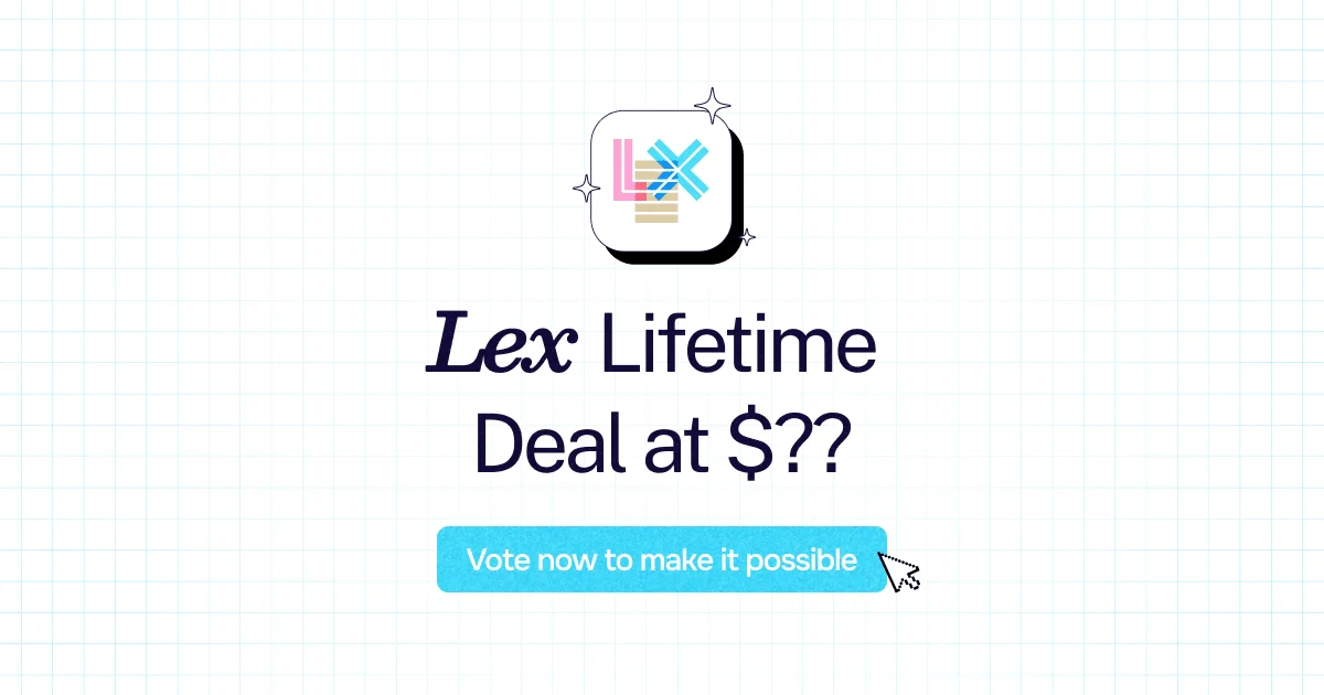 Lex Lifetime Deal: No More Subscription Hassles