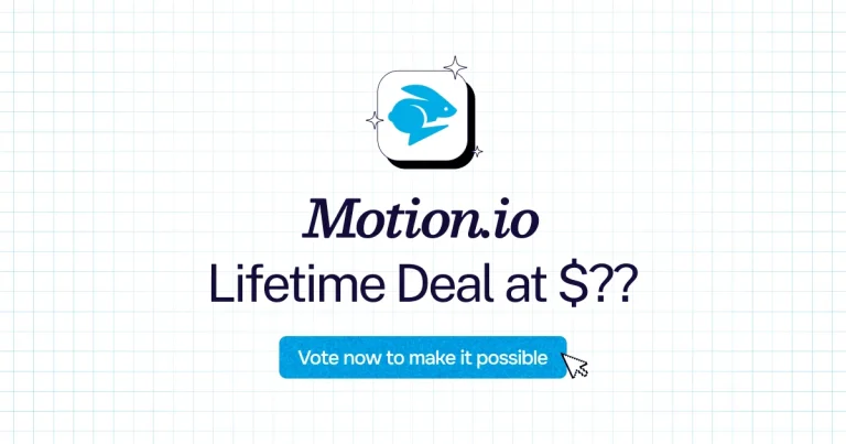 Motion.io lifetime deal