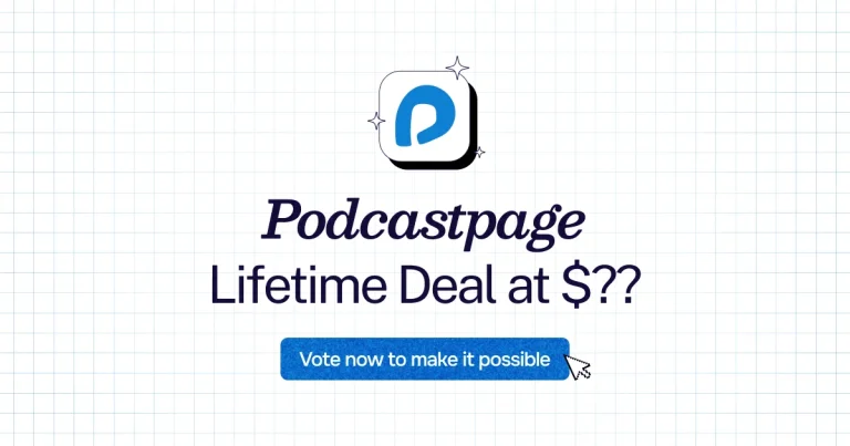 Podcastpage lifetime deal