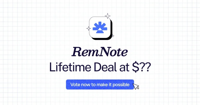 RemNote lifetime deal