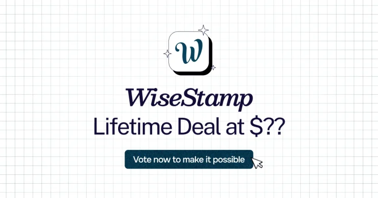 WiseStamp lifetime deal