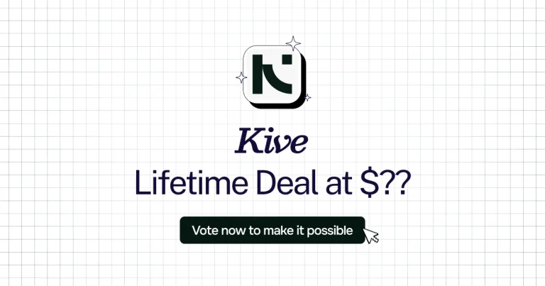 Kive lifetime deal