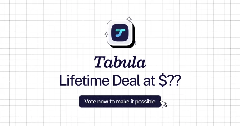 Tabula lifetime deal