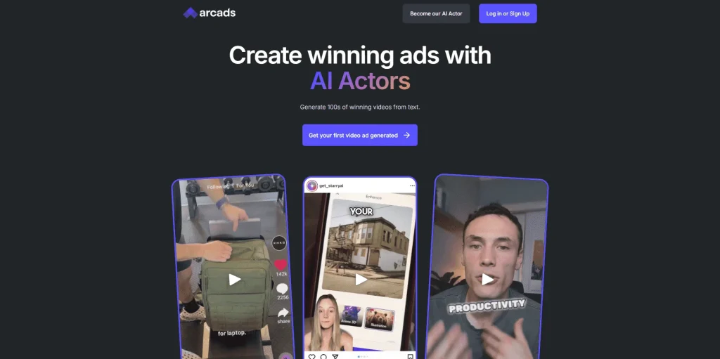 Arcads lifetime access