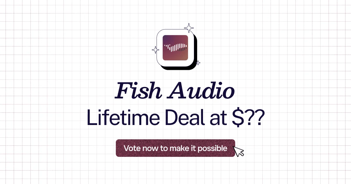 Fish Audio Lifetime Deal: No More Recurring Payments