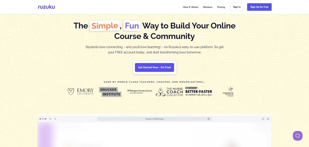 Ruzuku lifetime access