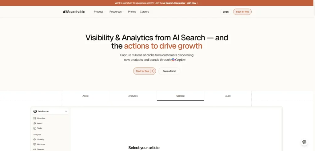 Searchable lifetime access