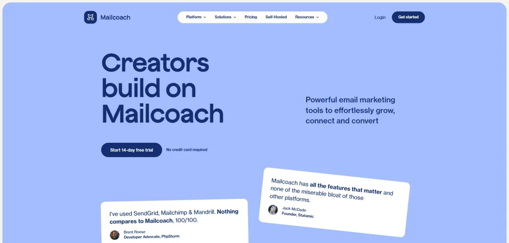 Mailcoach lifetime access