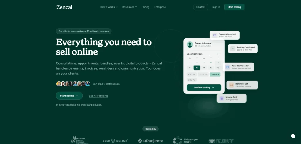 Zencal lifetime access