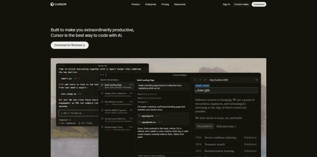 Cursor lifetime access