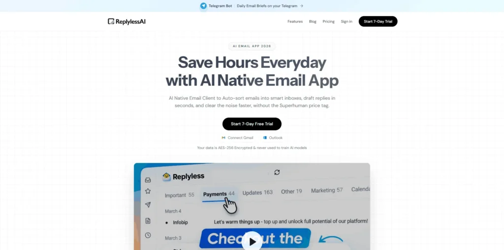 Replyless lifetime access