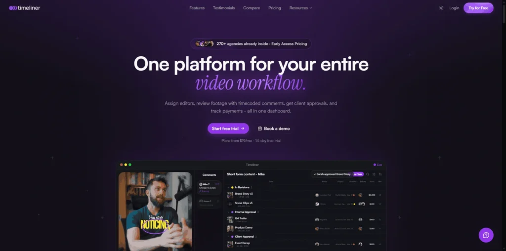 Timeliner lifetime access