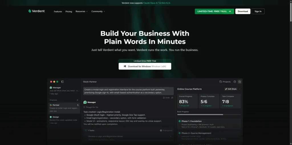 Verdent AI lifetime access