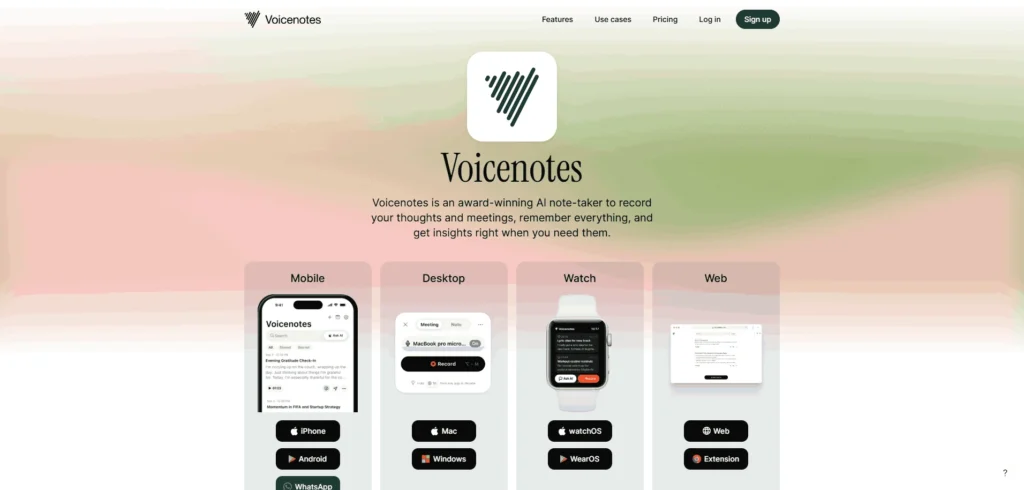 Voicenotes lifetime access