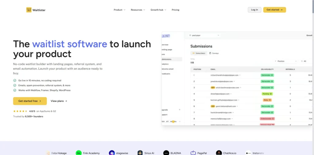 Waitlister lifetime access